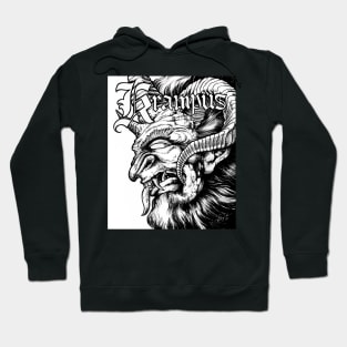 Krampus B&W Hoodie